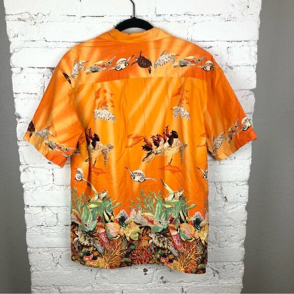 Vintage Hawaiian Underwater Animal Button Up Shirt - Picture 2 of 7